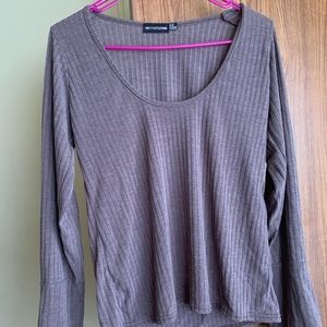 Long sleeve purple top